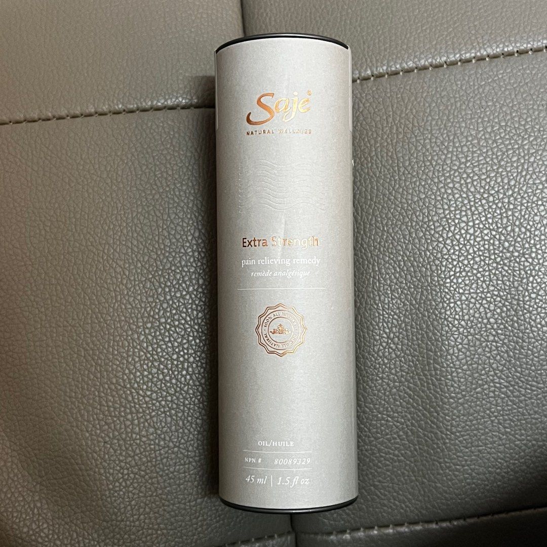 Saje*extra strength pain relieving remedy 45ml, 美容＆化妝品, 沐浴＆身體護理, 沐浴及身體