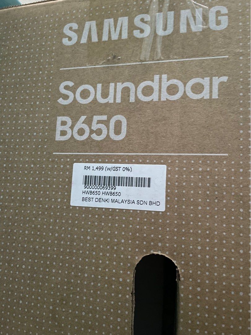 Samsung HW B650 3.1 Soundbar 430W, Audio, Soundbars, Speakers