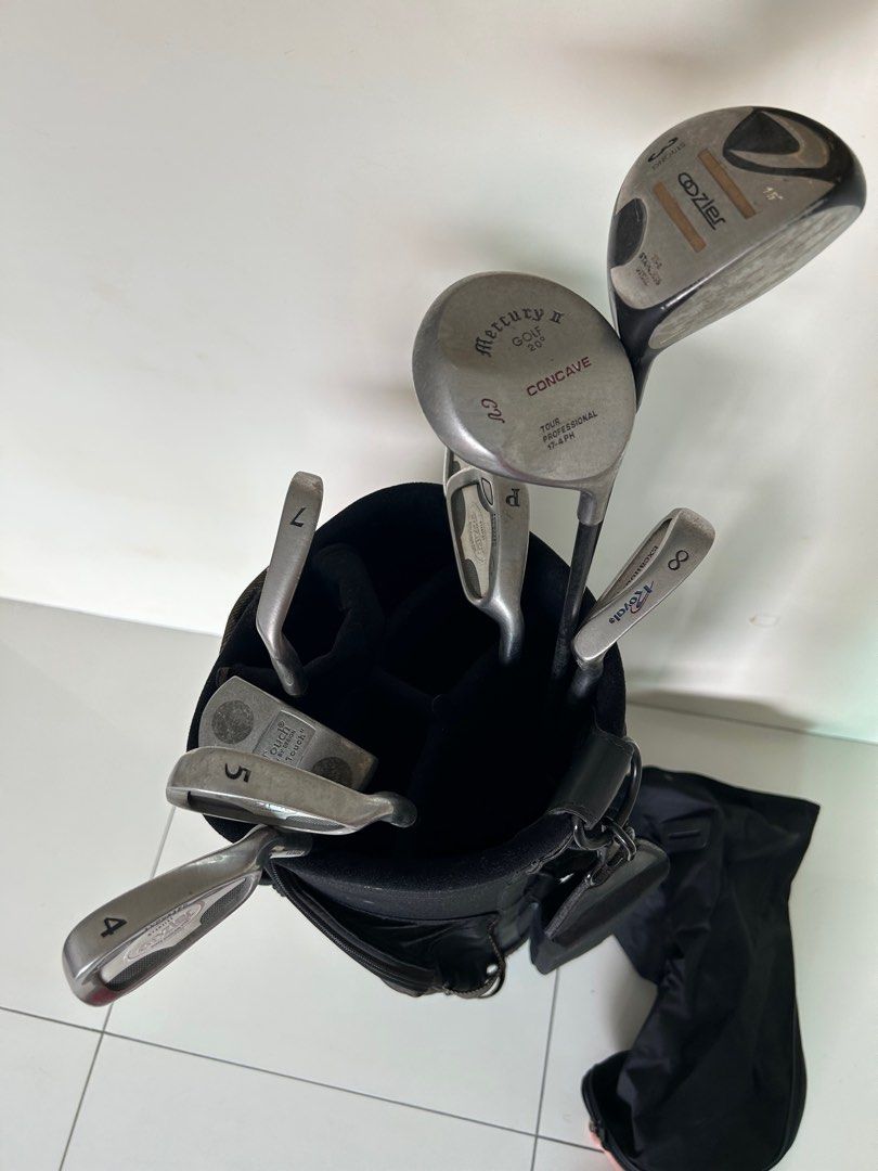 Second hand golf set and bag, Sports Equipment, Sports & Games, Golf on