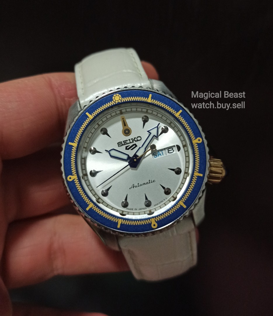RARE Seiko 5 SBSA029 Jojo's Bizarre Adventure Limited Edition Bruno  Bucciarati Seiko Sports Automatic watch JDM Made in Japan. 24 Jewels.,  Men's Fashion, Watches & Accessories, Watches on Carousell