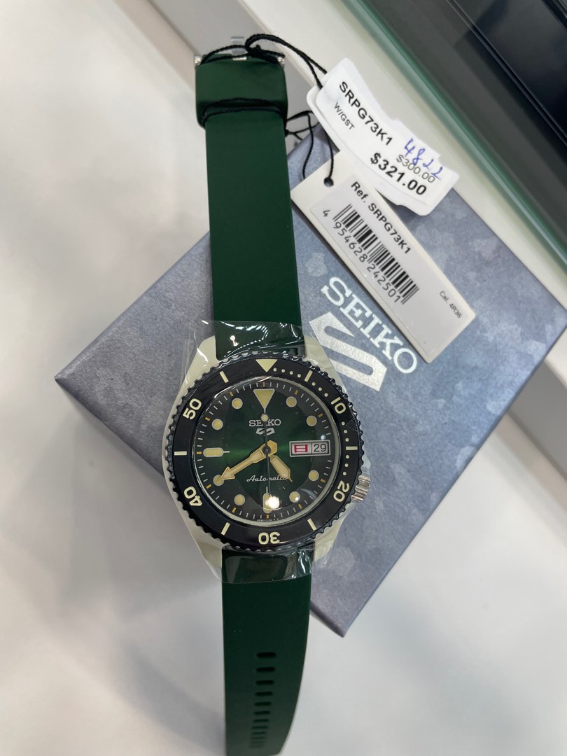Seiko 5 Sport Special Series Resin Case 39mm SRPG73K1 S321, Luxury