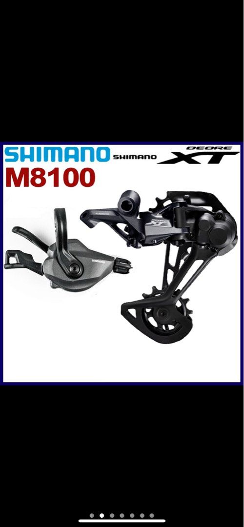 Shimano Deore XT M8100 Shifter Lever SGS Rear Derailleur 1x12