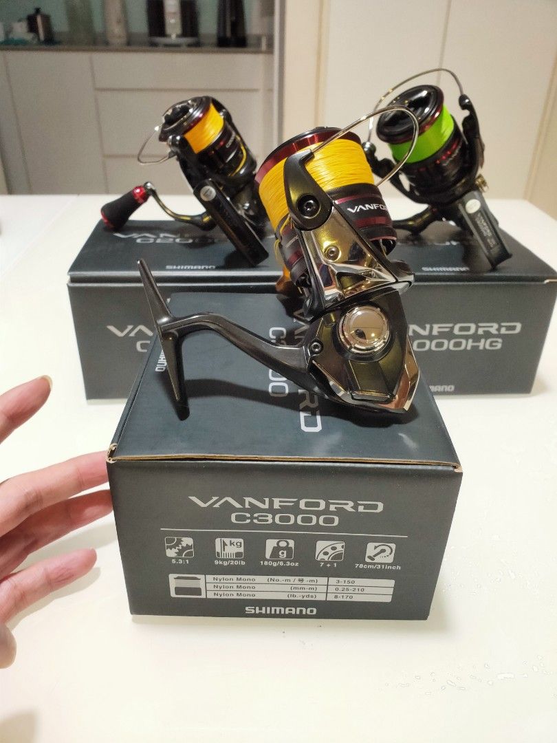 Shimano Vanford C3000 (9/10), Sports Equipment, Fishing on Carousell