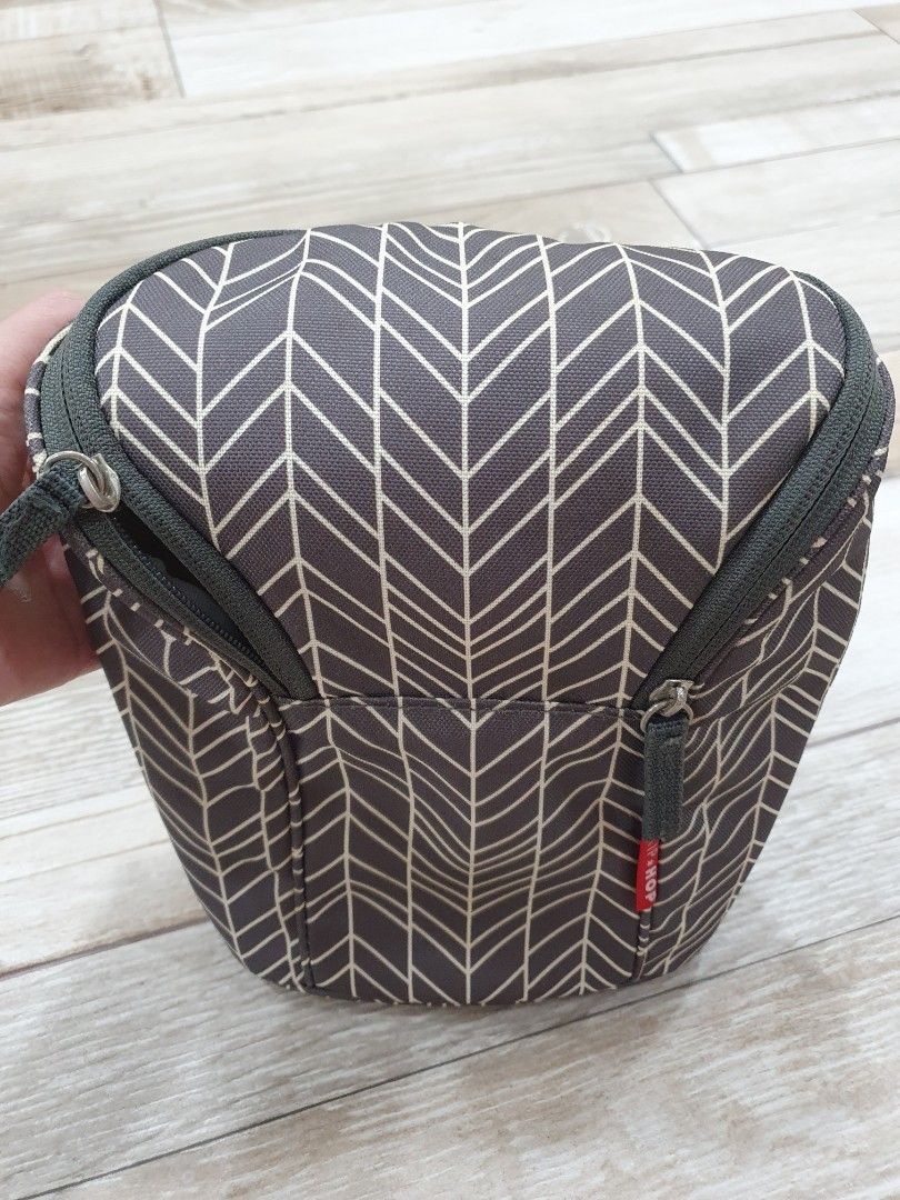 Skip Hop Double Bottle Bag, Grey Feather, Babies Kids, Going Out