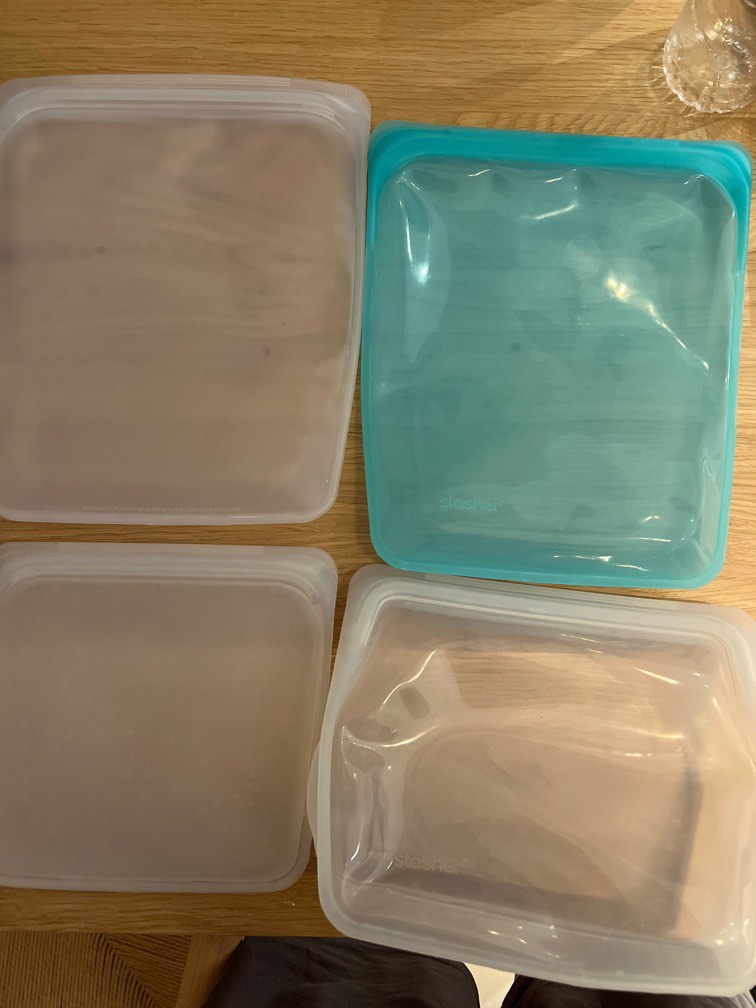 Stasher Containers x 4, Furniture & Home Living, Kitchenware