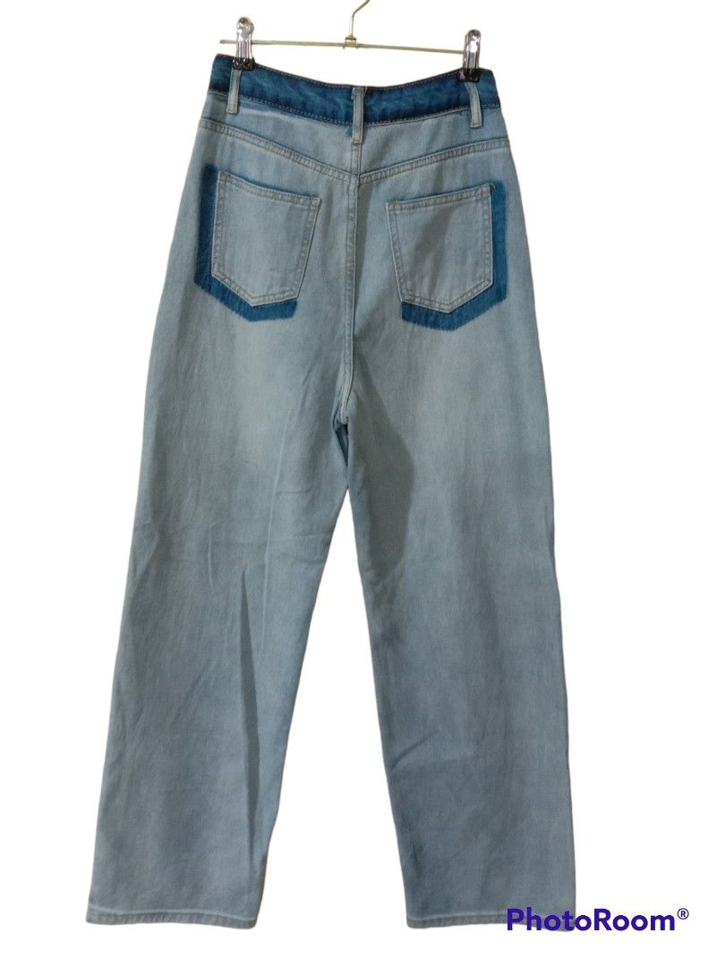 Straight Cut Baggy jeans (rare design), Women's Fashion, Bottoms, Jeans