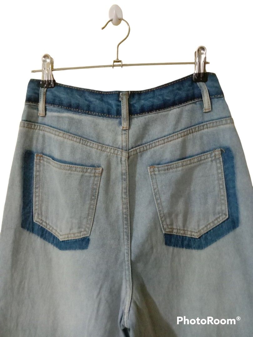 Straight Cut Baggy jeans (rare design), Women's Fashion, Bottoms, Jeans