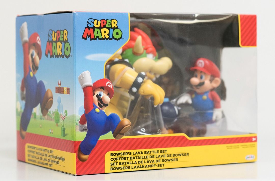 Coffret Super Mario Bataille De Lave De Bowser - Jouet Jakks Pacific Neuf