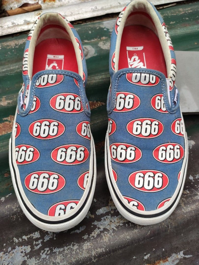 Supreme deals 666 vans