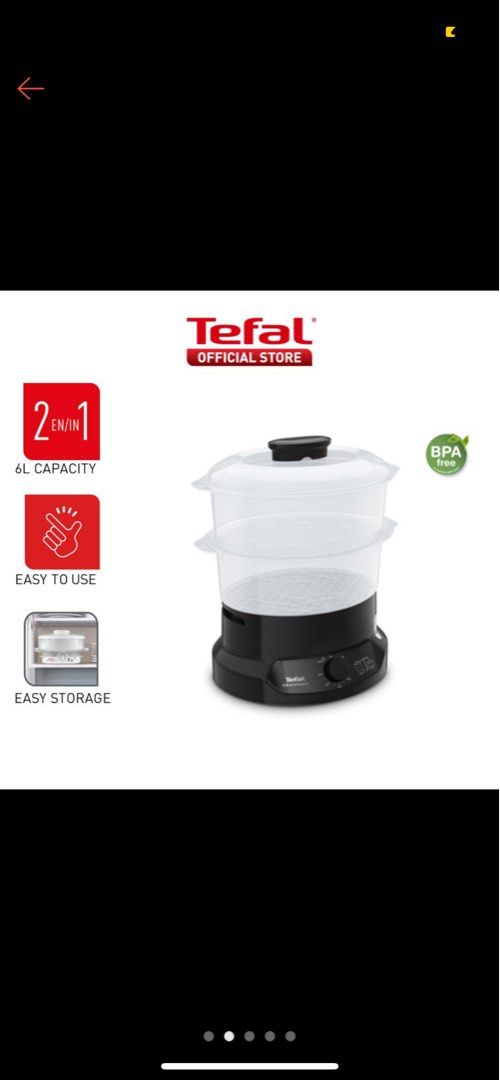 Tefal steamer, Furniture & Home Living, Kitchenware & Tableware