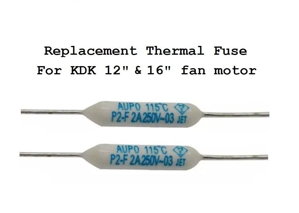 Thermal Fuse ,replacement part for KDK, Panasonic, National 12" & 16" Stand /wall Fan, Furniture