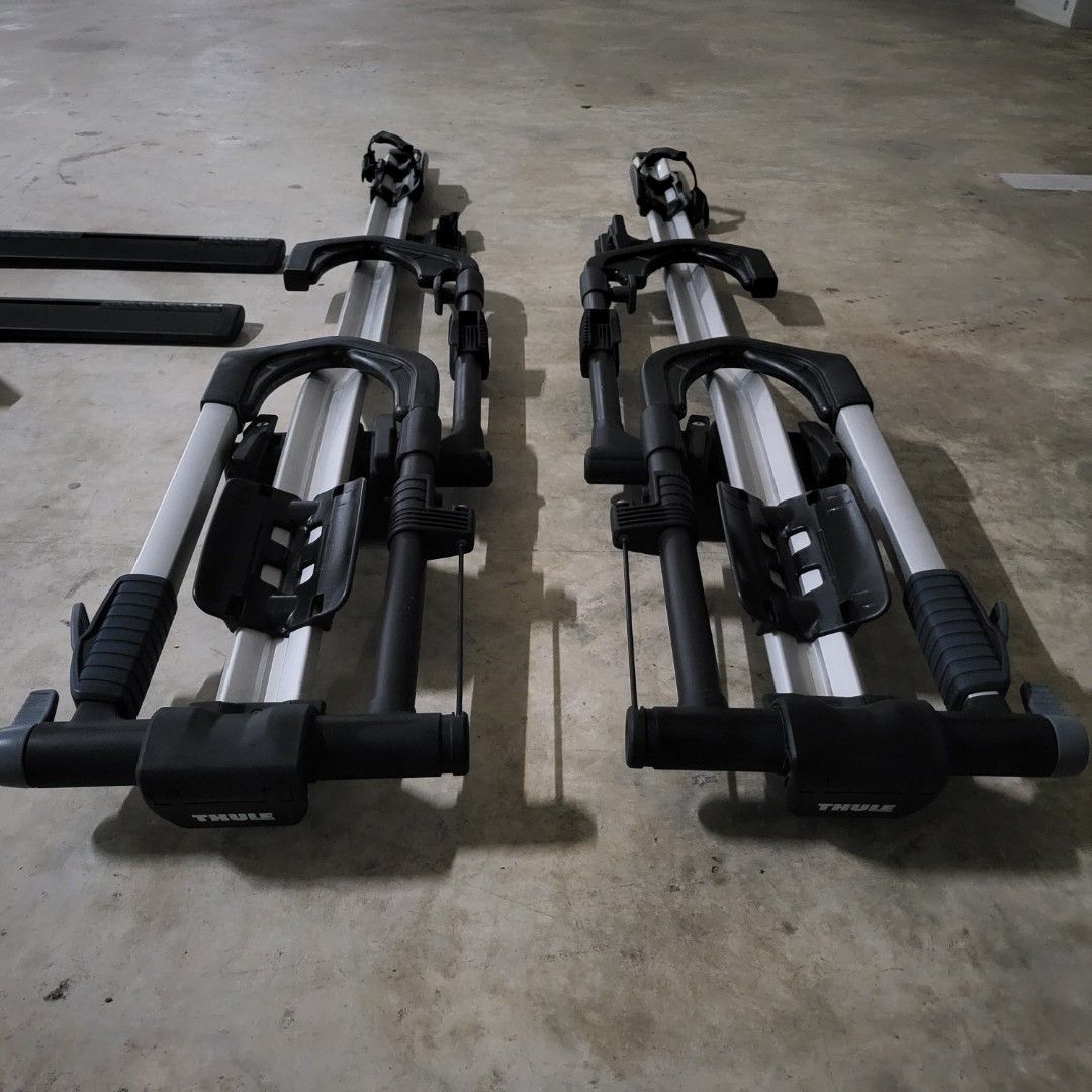 Thule Bicycle Roof Rack System, Sports Equipment, Bicycles & Parts, Bicycles on Carousell