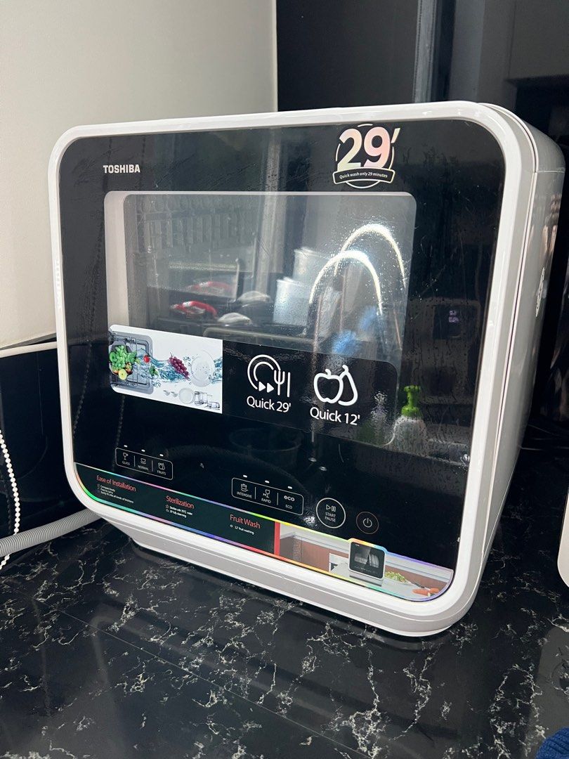 Toshiba Mini Portable Dishwasher with FREE mini oven, TV & Home