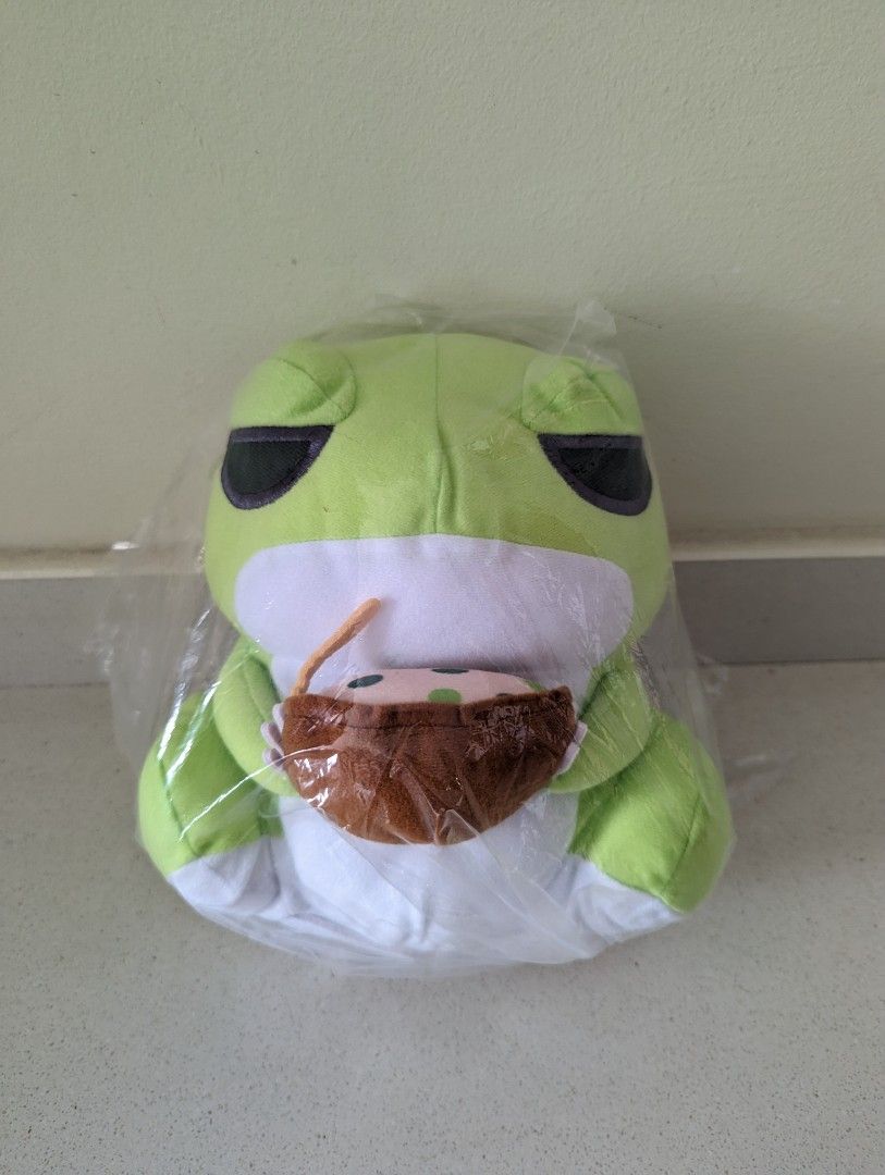 Travel frog plush outlet