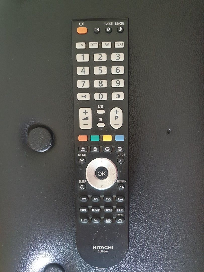 TV remote control Hitachi, TV & Home Appliances, TV & Entertainment, TV