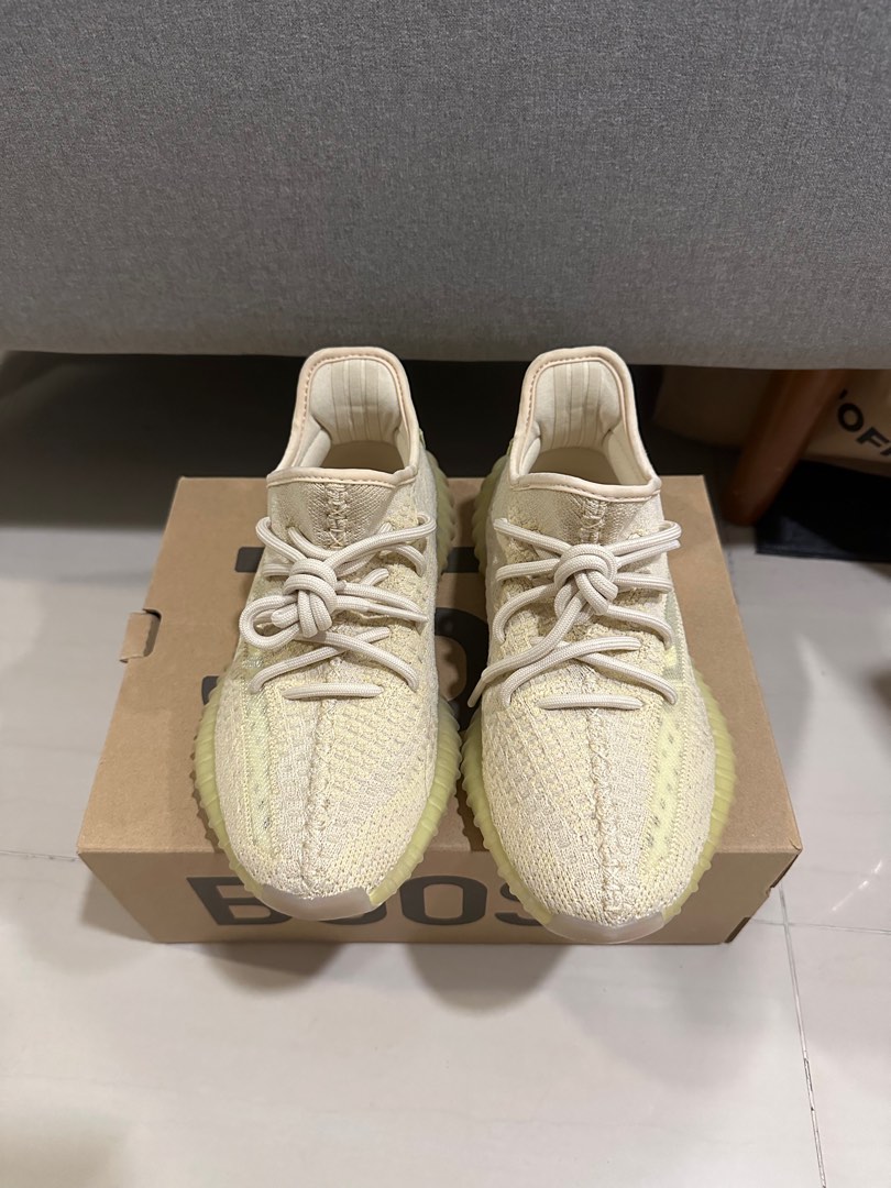 Yeezy Boost 350 V2 Flax, Women's Fashion, Footwear, Sneakers