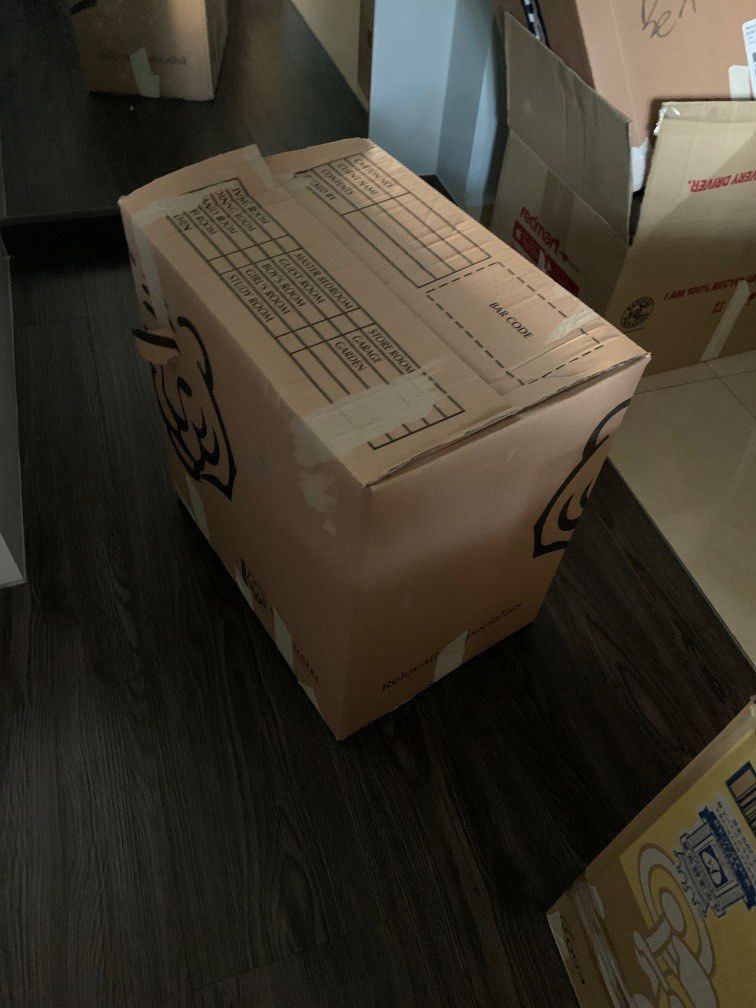 Used carton box , asia tiger box, move house box, Furniture & Home