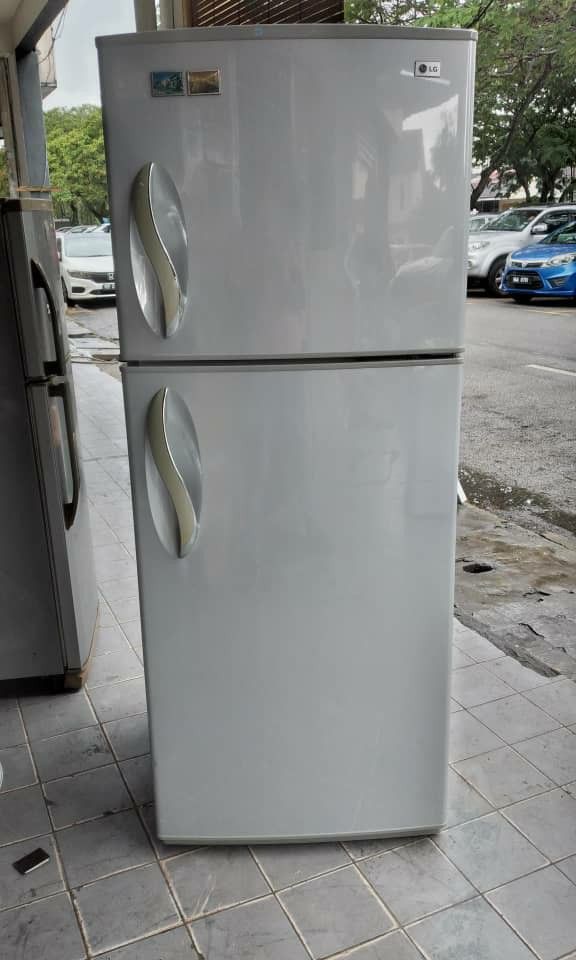 Used LG 2 doors fridge 460L, refrigerator peti sejuk peti ais, good