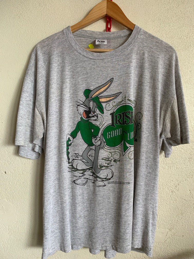 VINTAGE BUGS BUNNY X IRISH, Men's Fashion, Tops & Sets, Tshirts & Polo ...