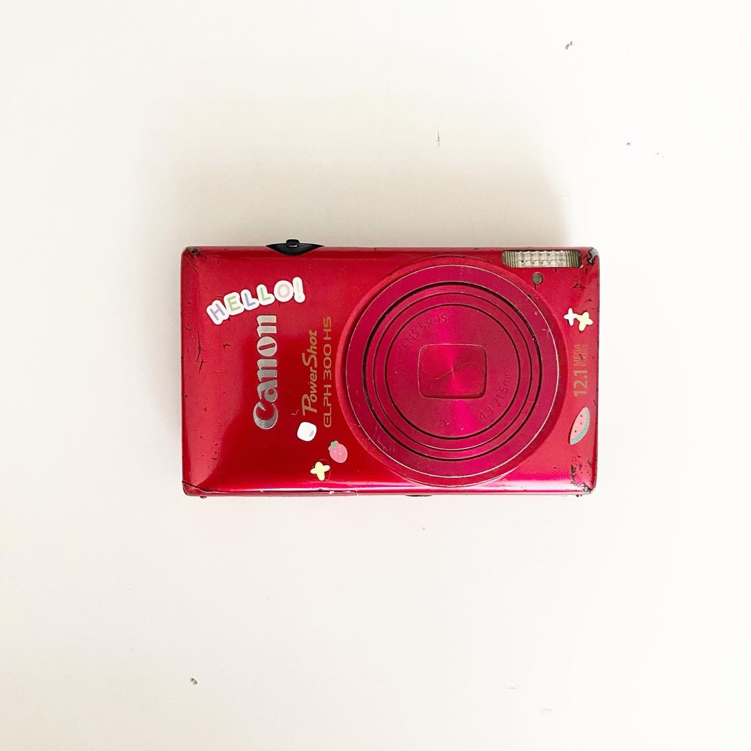 Vintage Canon Powershot ELPH 300 HS Digital Camera Digicam, Photography