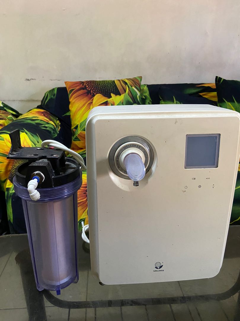 WATER PURIFIER (ACTIVE HYDROGEN ALKALINE WATER SYSTEM) w/ FILTER, TV