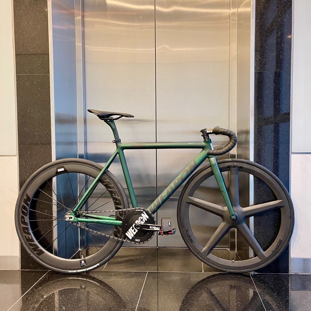 Weapon fixie bike/fixed gear bike/frame set bike (750