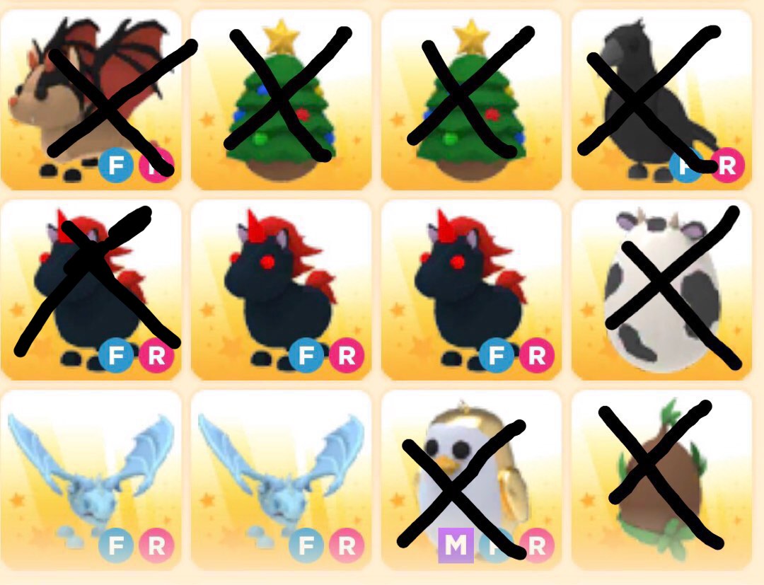 WTS Adopt me pets! [ RARE AND CHEAPEST ] Bat Dragon, Frost Dragon