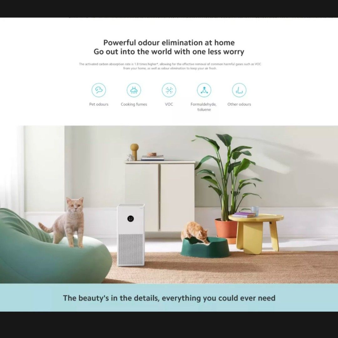 Xiaomi Air Purifier 4 Lite (Singapore Local Ver), TV & Home Appliances