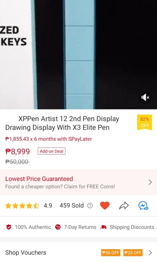 XP PEN Display Drawing Tablet (Artist 12, 2nd Gen) on Carousell