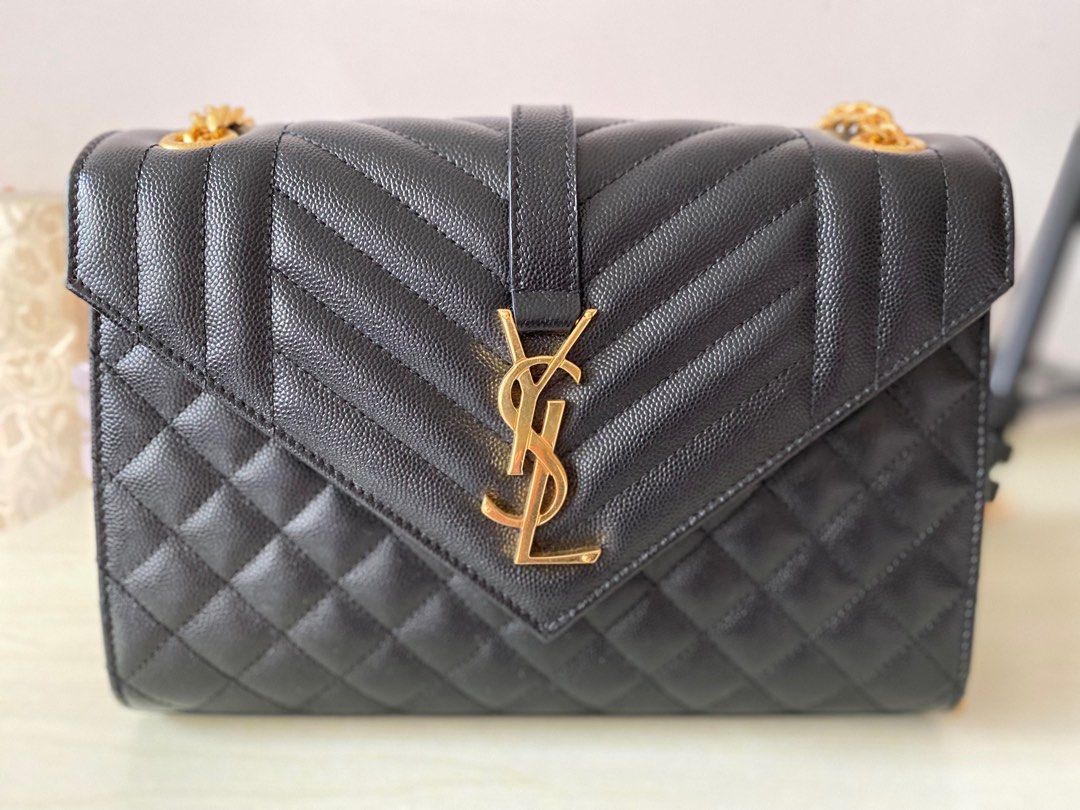 YSL Envelope Medium Bag, Women's Fashion, Bags & Wallets, Crossbody