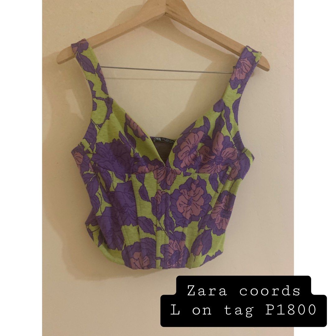 Zara corset coords, Women's Fashion, Dresses & Sets, Sets or Coordinates on Carousell