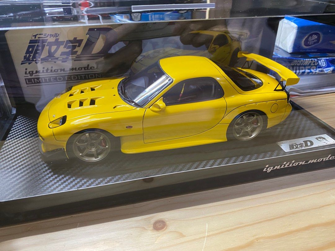 1/18 IG2868 Mazda RX-7 Initial D, 興趣及遊戲, 玩具& 遊戲類- Carousell