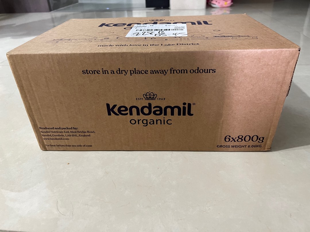 1 carton (6) of kendamil organic toddler milk (1236 months) Expiry