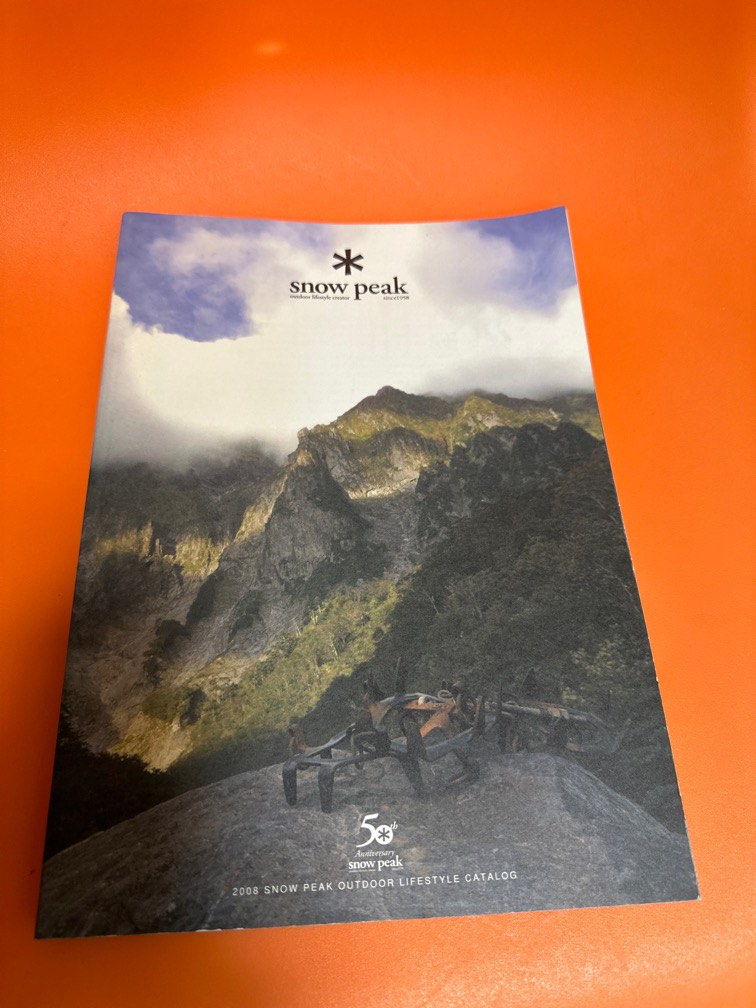 2008年 Snow peak 50週年catalog, 運動產品, 行山及露營 Carousell