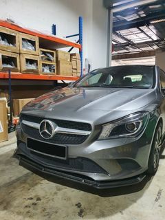 3PC Double layer new front lips black carbon fiber bodykit for bmw Mercedes benz Audi Lexus Peugeot Volvo Citroen MG Mazda Skoda Suzuki Swift Nissan hyundai Honda Kia Mitsubishi lancer subaru toyota volkswagon scirocco bumper universal car sideskirts