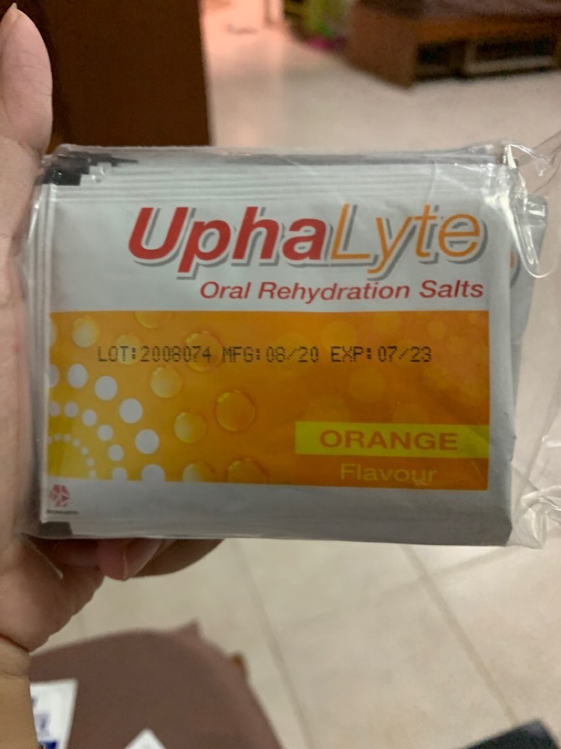 4 for 10 sachets Uphalyte rehydration salt, exp07/2024, Health