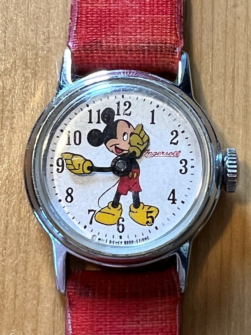 Vintage ingersoll mickey mouse watch new arrivals