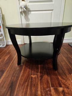 Convenience Concepts 501482BL American Heritage Round Coffee Table, Black