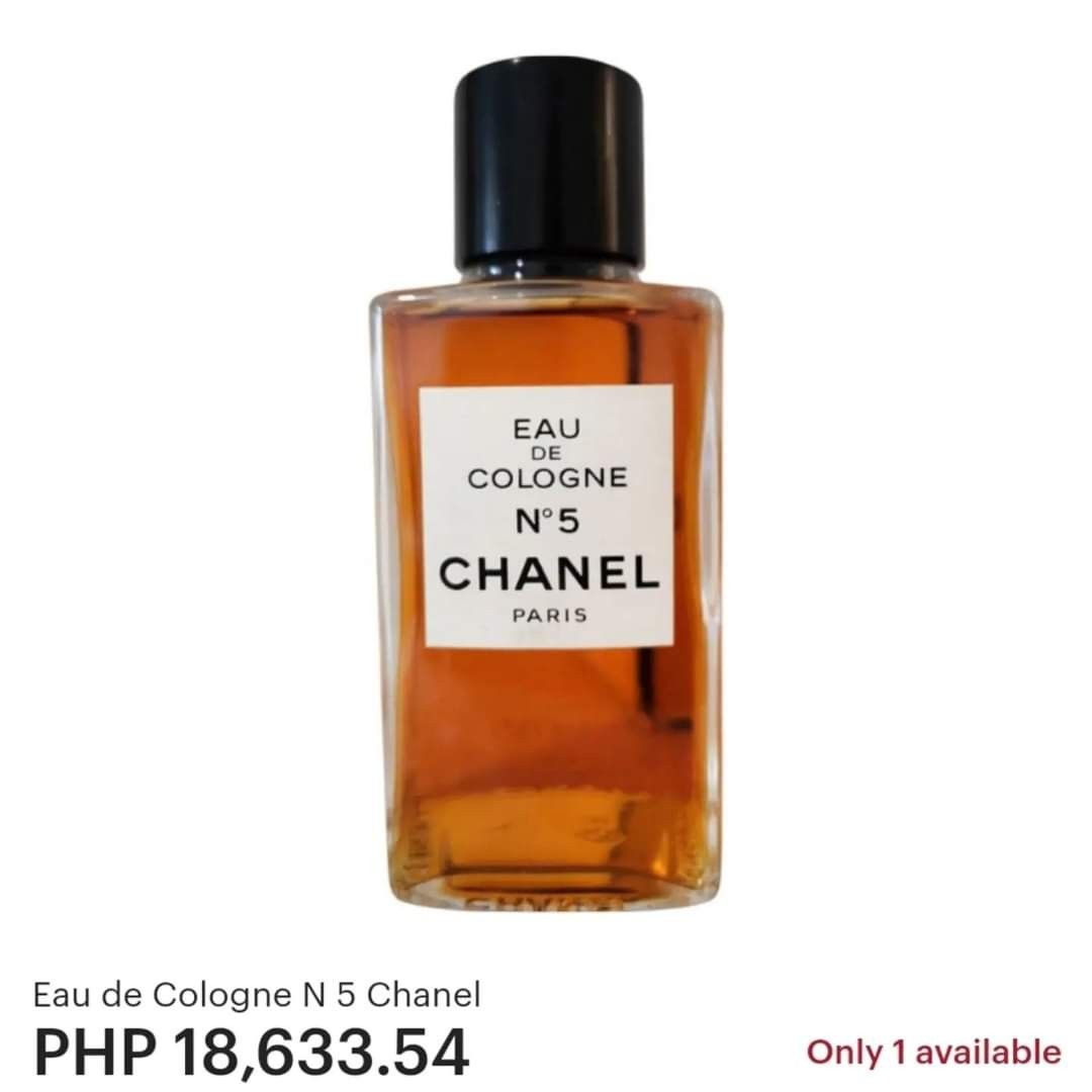 Chanel discount de cologne