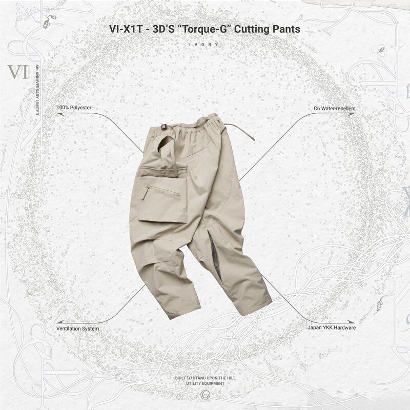 Goopimade 6H 3D'S Torque-G Cutting Pants