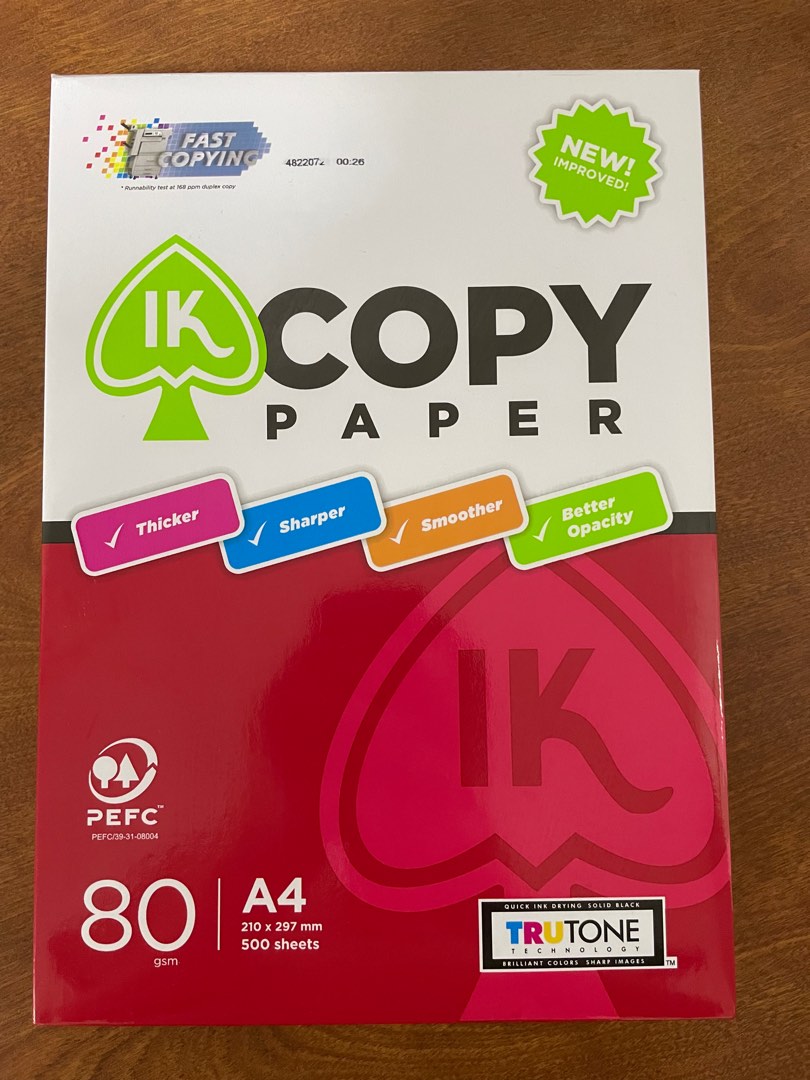 A4 printing paper, Hobbies & Toys, Stationery & Craft, Stationery