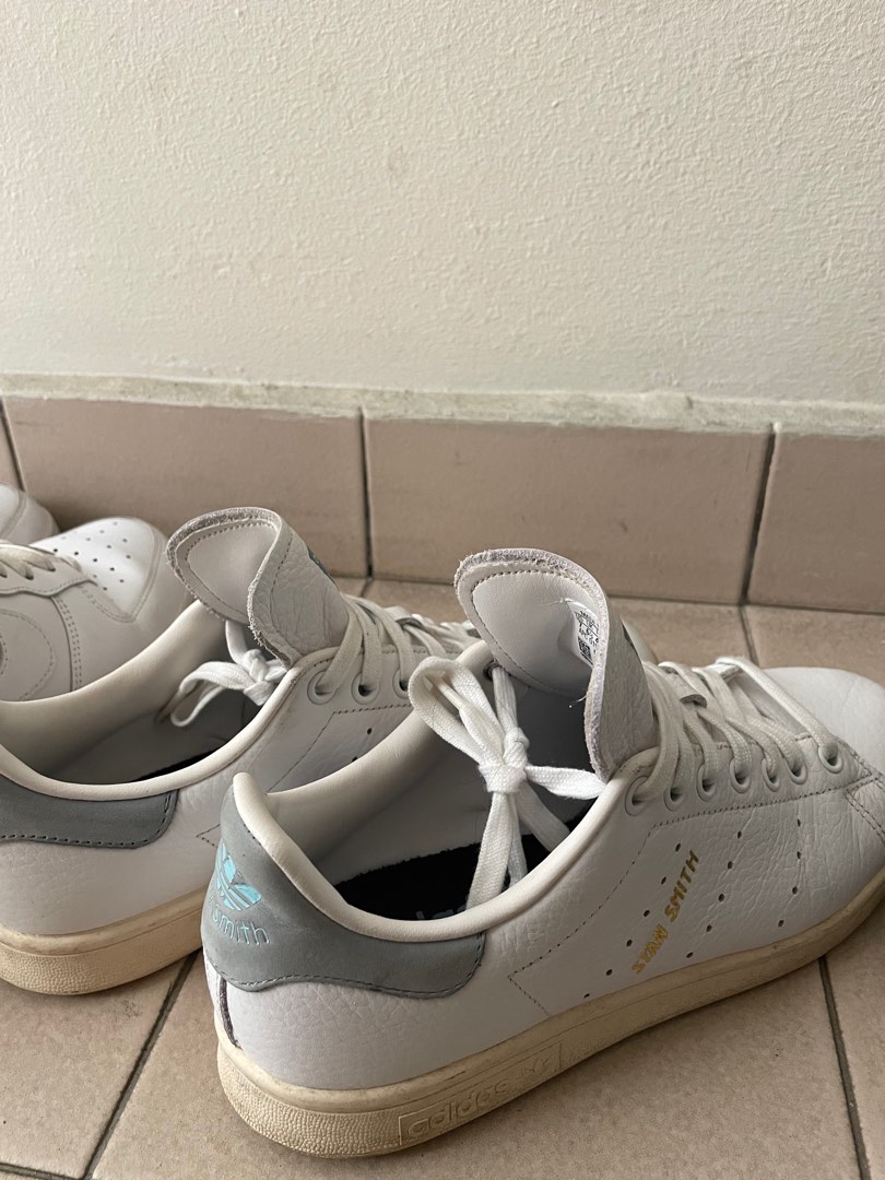 Adidas stan deals smith blue leather