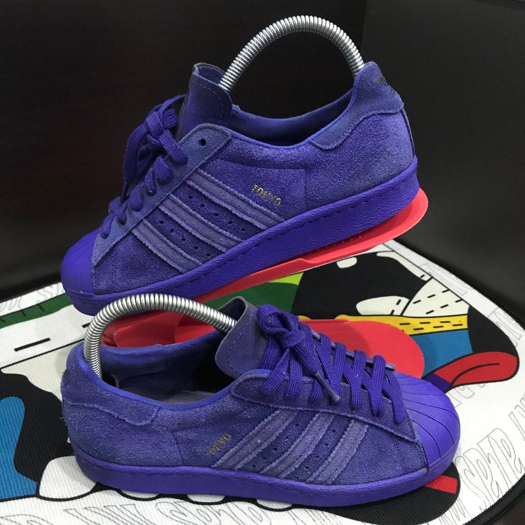 Adidas superstar 80s city series womens purple discount