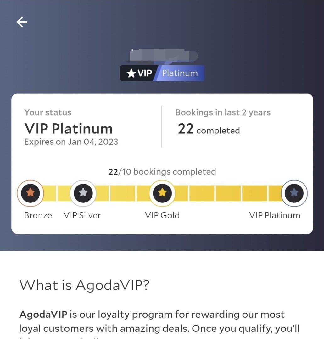 Agoda VIP Platinum Hotel bookings discount voucher, Tickets & Vouchers, Local Attractions