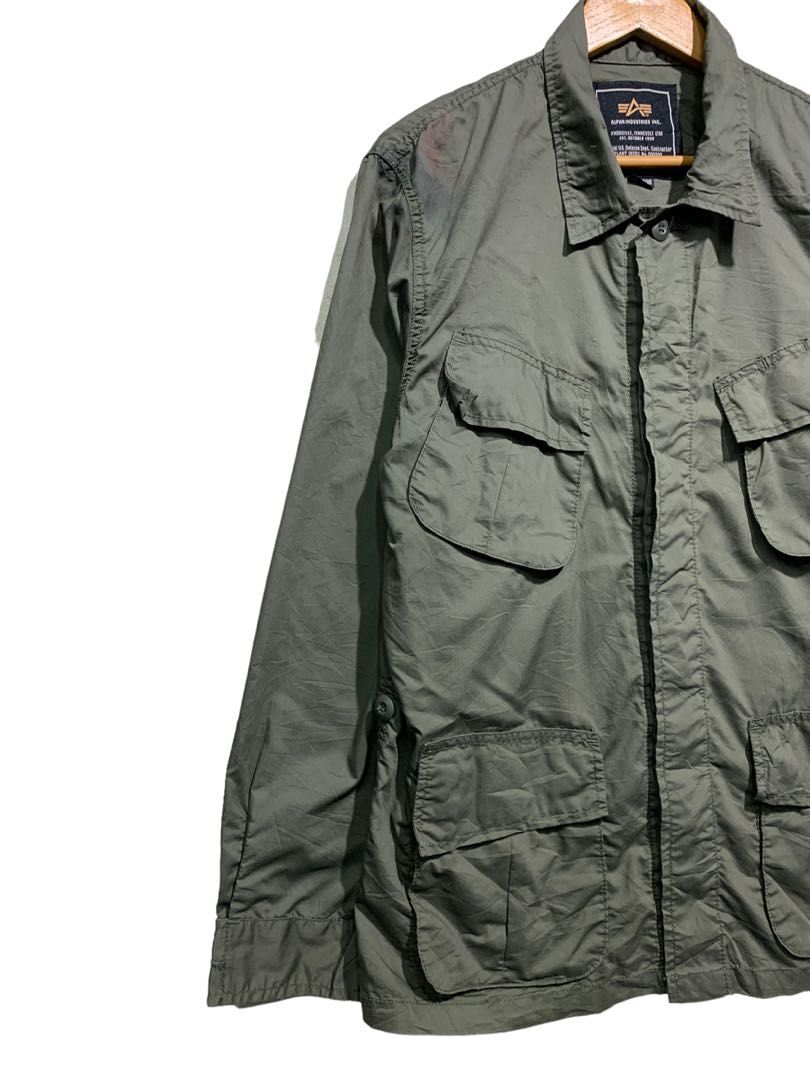 ALPHA INDUSTRIES SLANG POCKET UTILITY JACKET, Men's Fashion, Coats