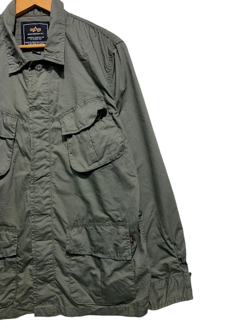 ALPHA INDUSTRIES SLANG POCKET UTILITY JACKET, Men's Fashion, Coats