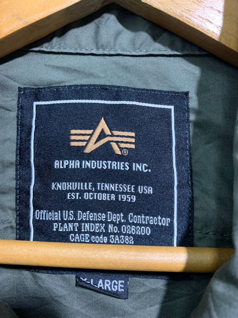 ALPHA INDUSTRIES SLANG POCKET UTILITY JACKET, Men's Fashion, Coats