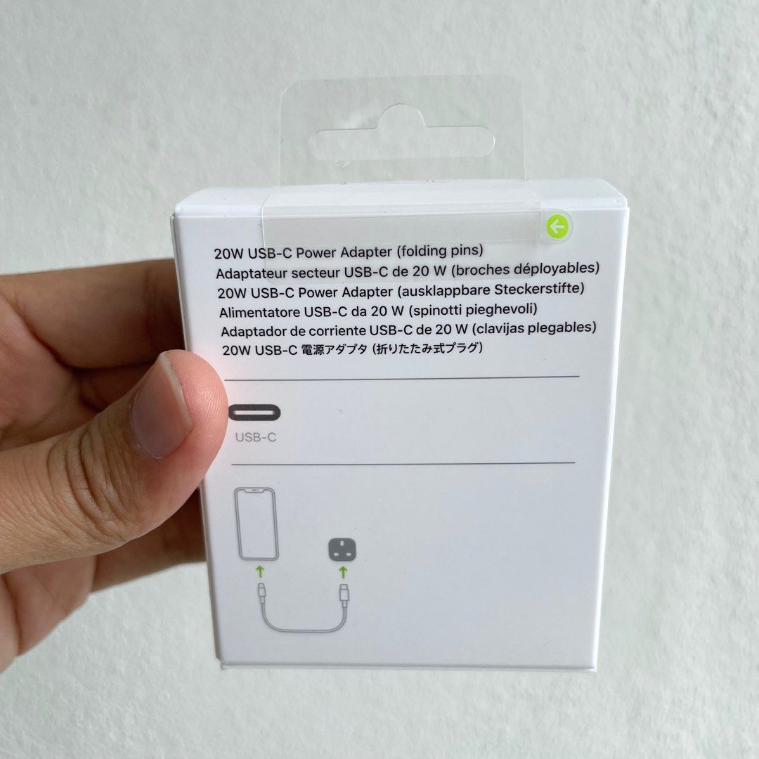 Apple 20W USBC Power Adapter (Fast Charging) for iPhone iPad etc