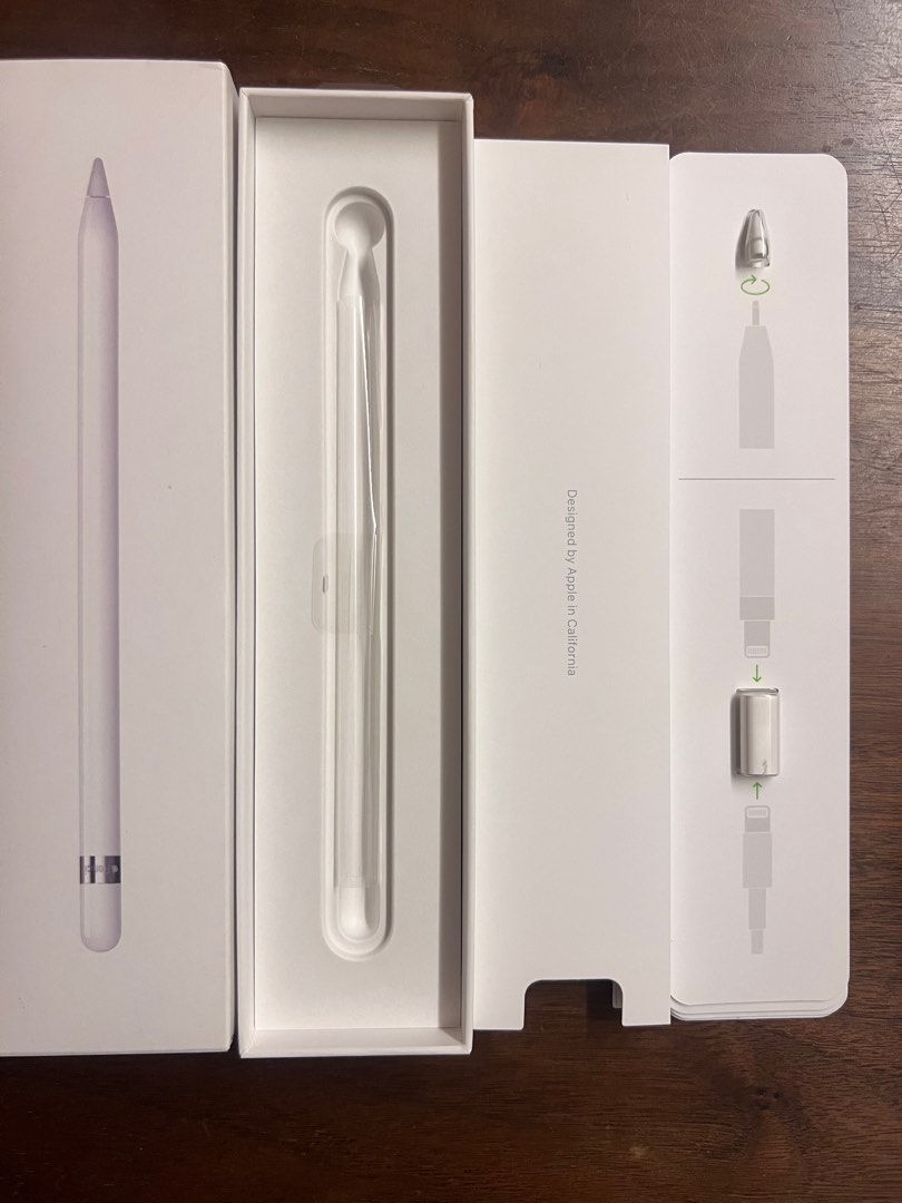 Apple Pencil Gen 1 nib and charging adaptor, Mobile Phones & Gadgets ...