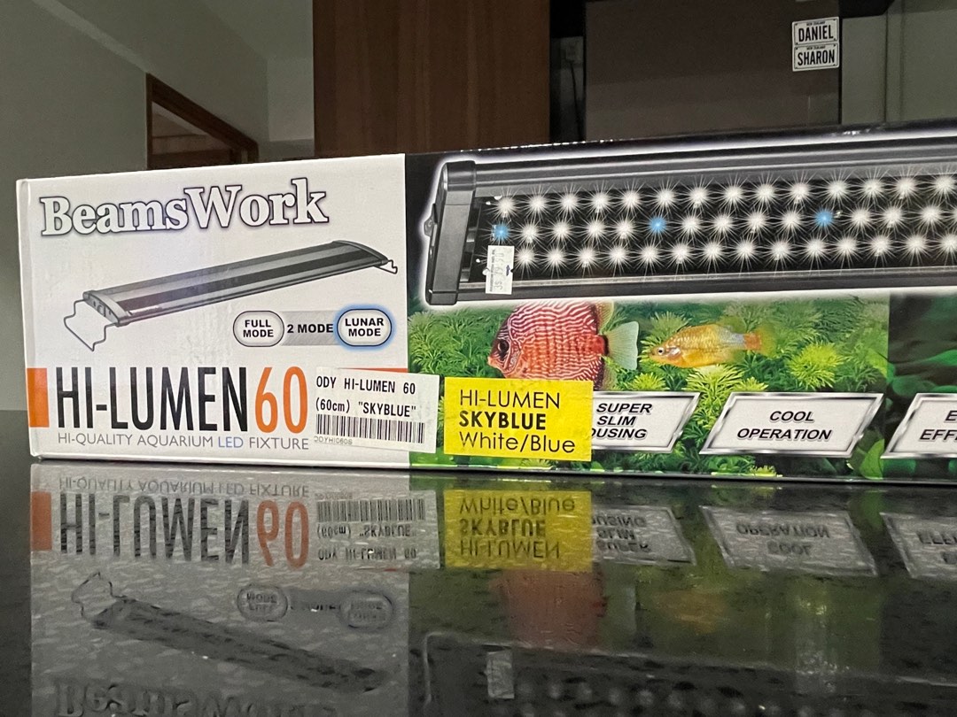 Aquarium Light (Blue/White) 60cm, Furniture & Home Living, Lighting